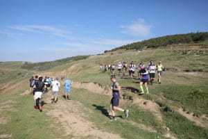 Gemlik Şahinyurdu mahallesinde yapılan Ultra Trail koşusu