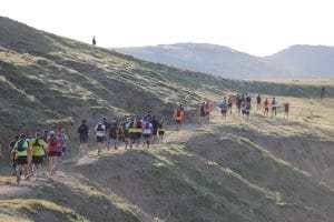Gemlik Şahinyurdu mahallesinde yapılan Ultra Trail koşusu