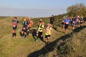 Gemlik Şahinyurdu mahallesinde yapılan Ultra Trail koşusu