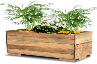 Ahşap Çiçek Saksısı