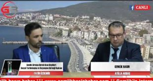 Gemlik -Giresun-Dereli Aksu Köylüleri Derneği Başkanı FATİH ÖZDEMİR konuğumuz.