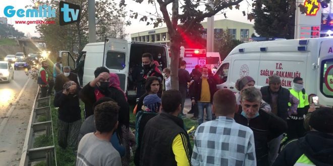 Gemlik’te kazada can pazarı yaşandı… Gemlik’te kazada can pazarı yaşandı…