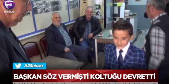 Başkan Söz Vermişti Koltuğu Devretti