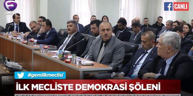 Gemlik Meclisinde Demokrasi Şöleni
