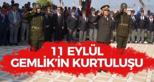 Gemlik'in Kurtuluşunun 95.Yılı Törenleri