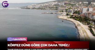 Körfez düne göre çok daha temiz.!