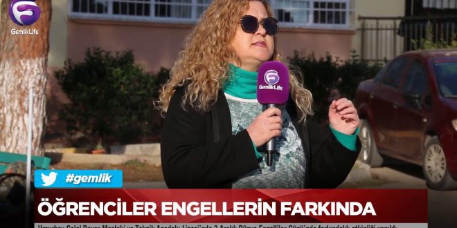 Öğrenciler engellerin farkında Öğrenciler engellerin farkında