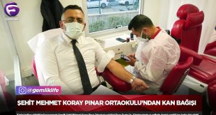 ŞEHİT MEHMET KORAY PINAR ORTAOKULU’NDAN KAN BAĞIŞI