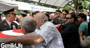 Şehit Kurmay Yarbay İlker Çelikcan Cenaze Töreni GemlikLife