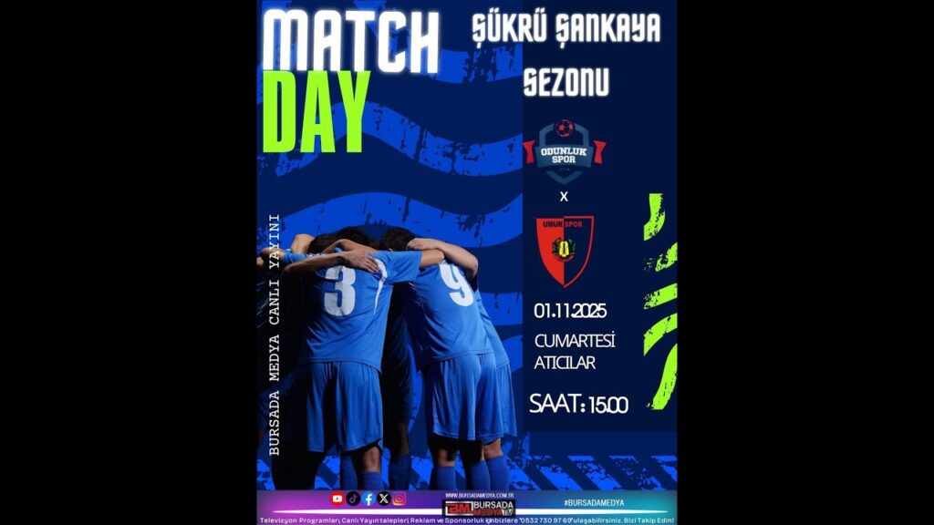 ODUNLUK SPOR & GEMLİK UMUR SPOR CANLI MAÇ YAYINI