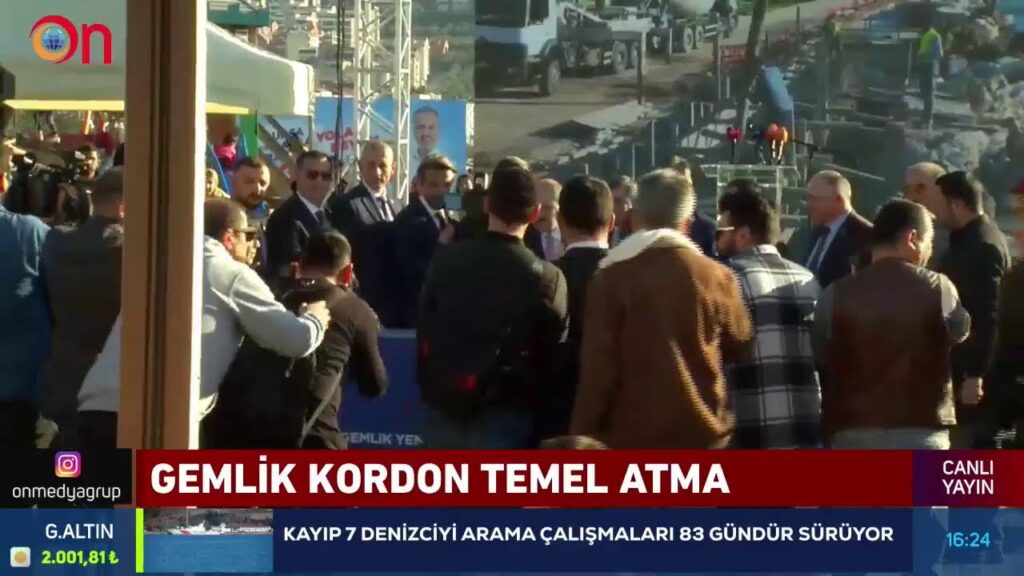 GEMLİK KORDON TEMEL ATMA