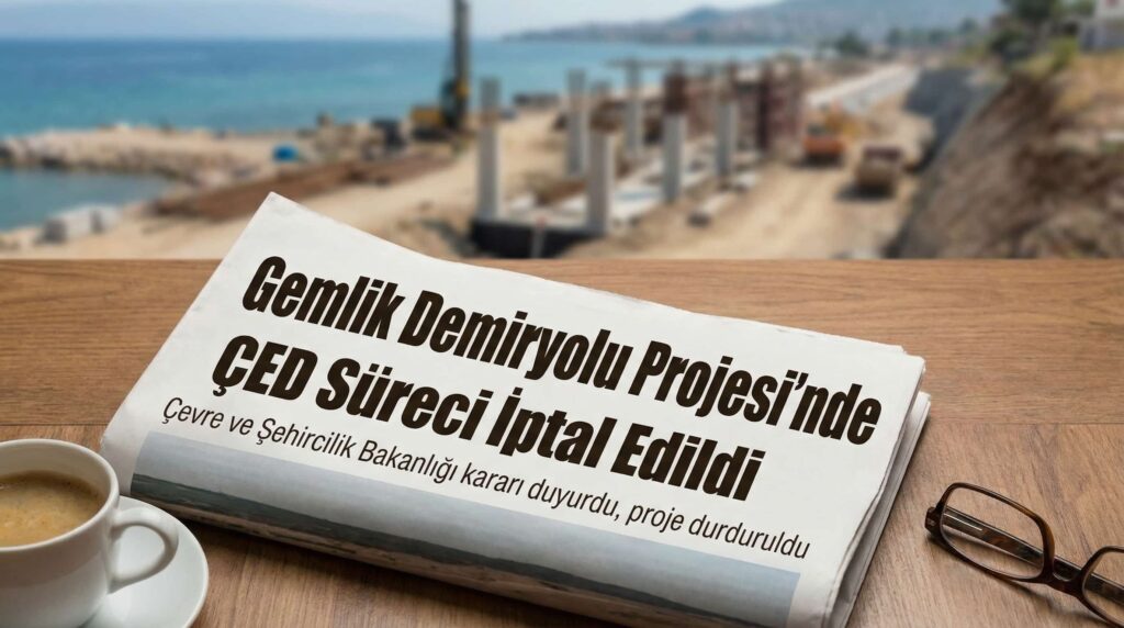 Bursa-Gemlik Demiryolu Projesi’nde ÇED Süreci İptal Edildi