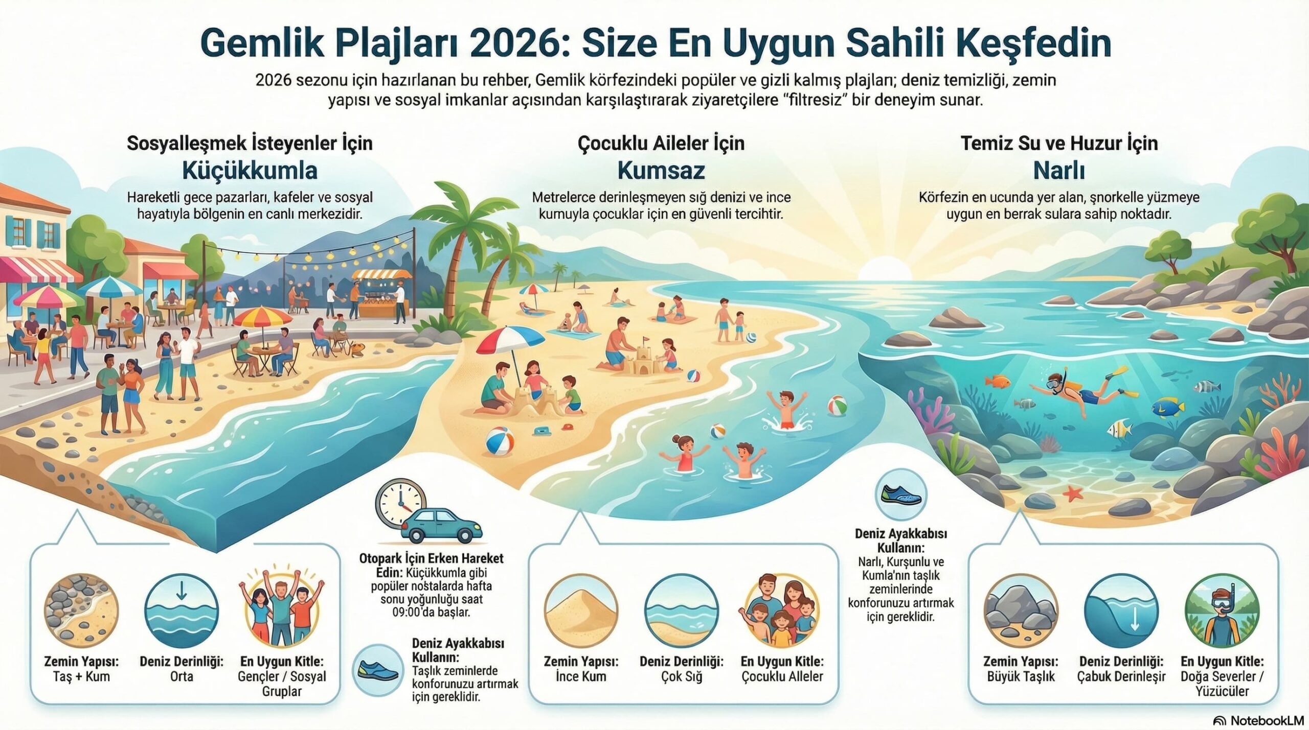Gemlik Plajları 2026 – Tam Karşılaştırmalı Rehber 7 2026 Gemlik Plajları Rehberi