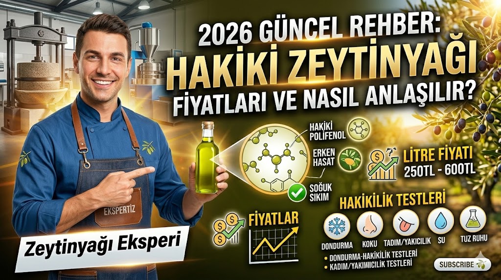 2026 Güncel Rehber: Hakiki Zeytinyağı Fiyatları Ne Kadar ve Nasıl Anlaşılır?