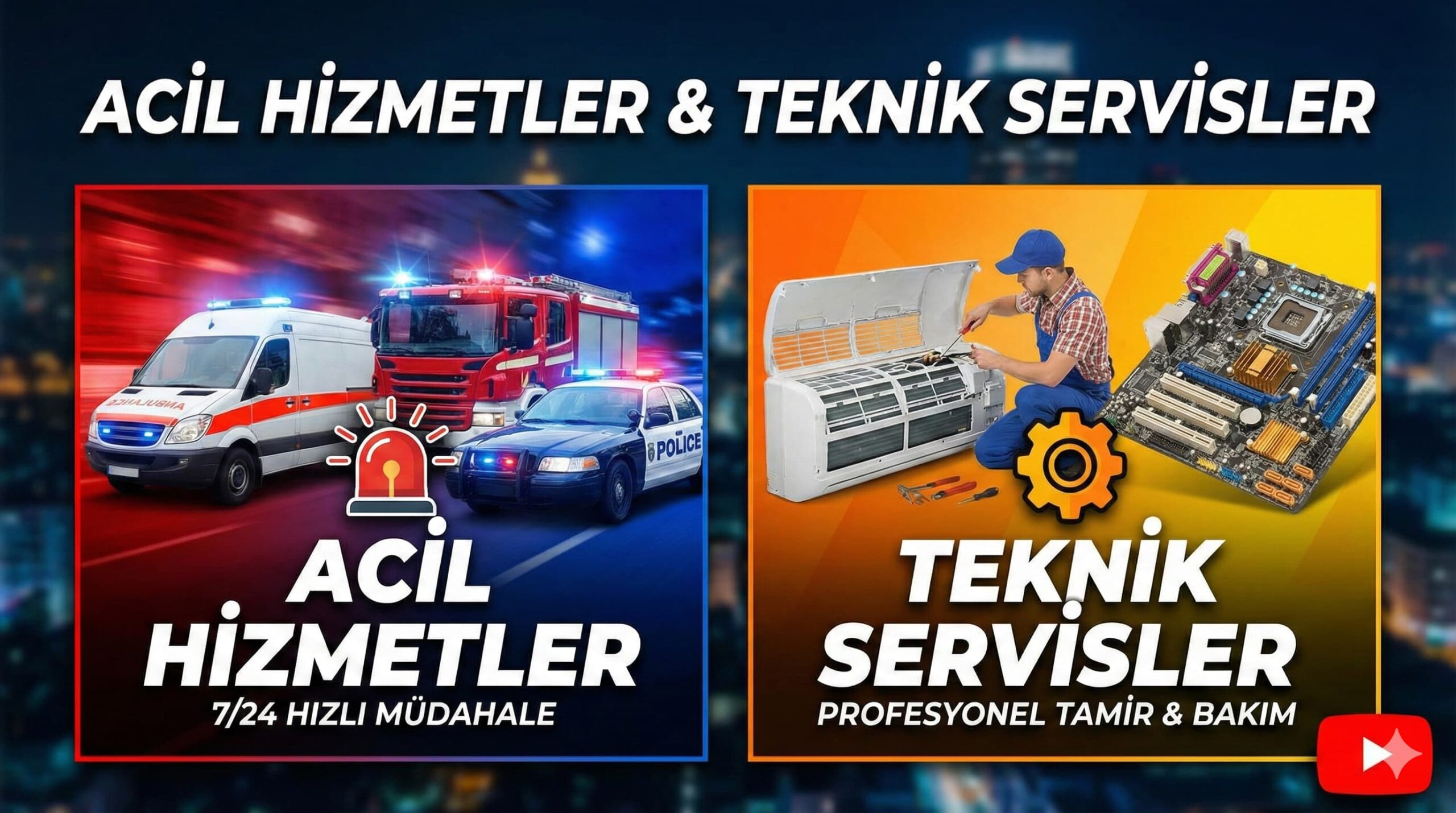 Acil Hizmetler & Teknik Servisler