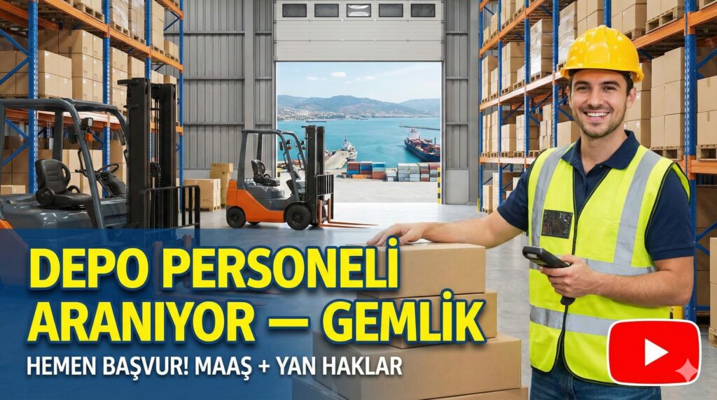 Depo Personeli Aranıyor – Gemlik Lojistik Firması