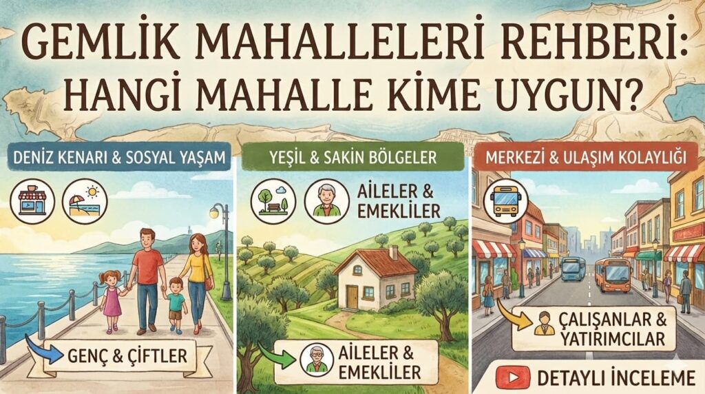 Gemlik Mahalleleri Rehberi: Hangi Mahalle Kime Uygun?