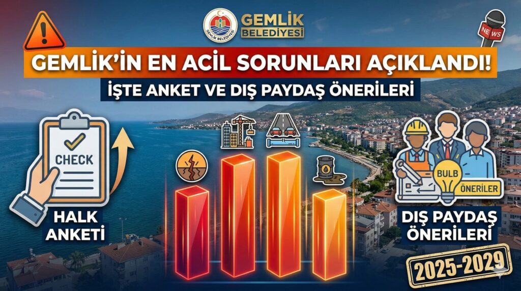Gemlik’in En Acil Sorunları Açıklandı