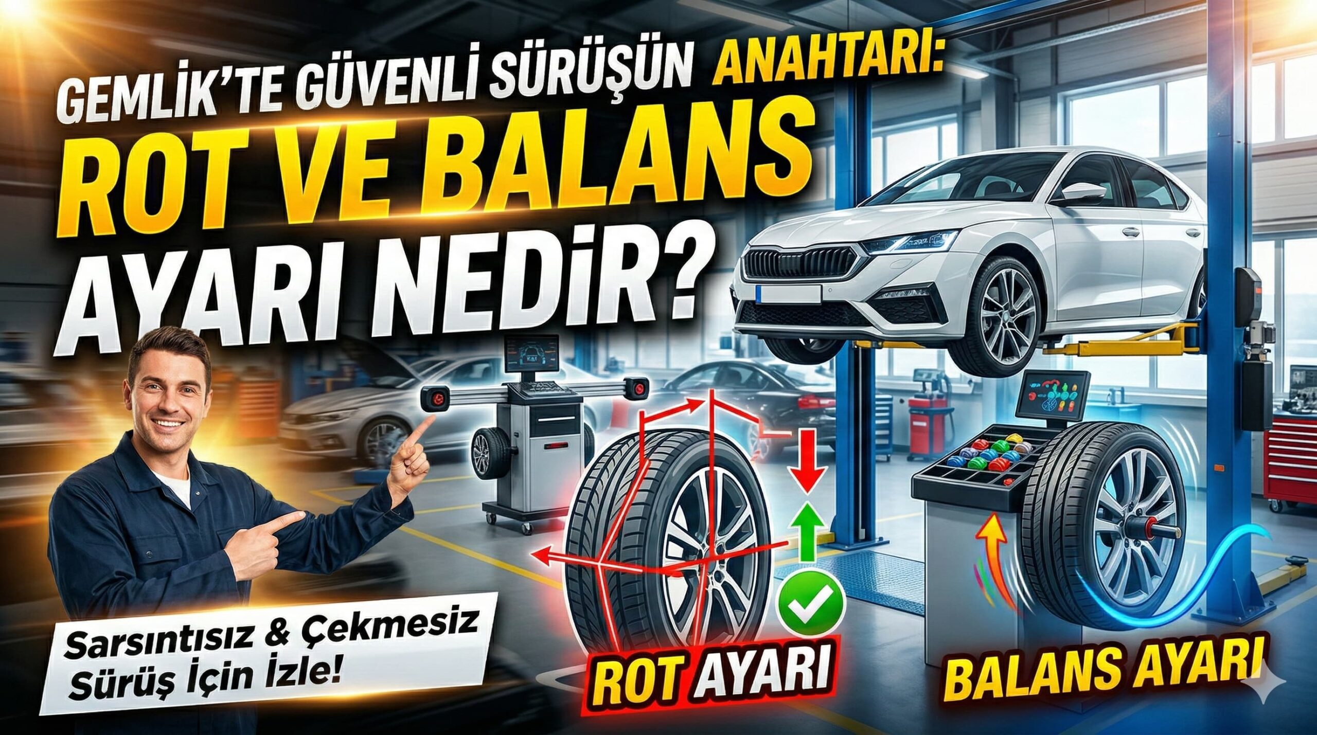 Gemlik’te Güvenli Sürüşün Anahtarı Rot ve Balans Ayarı Nedir