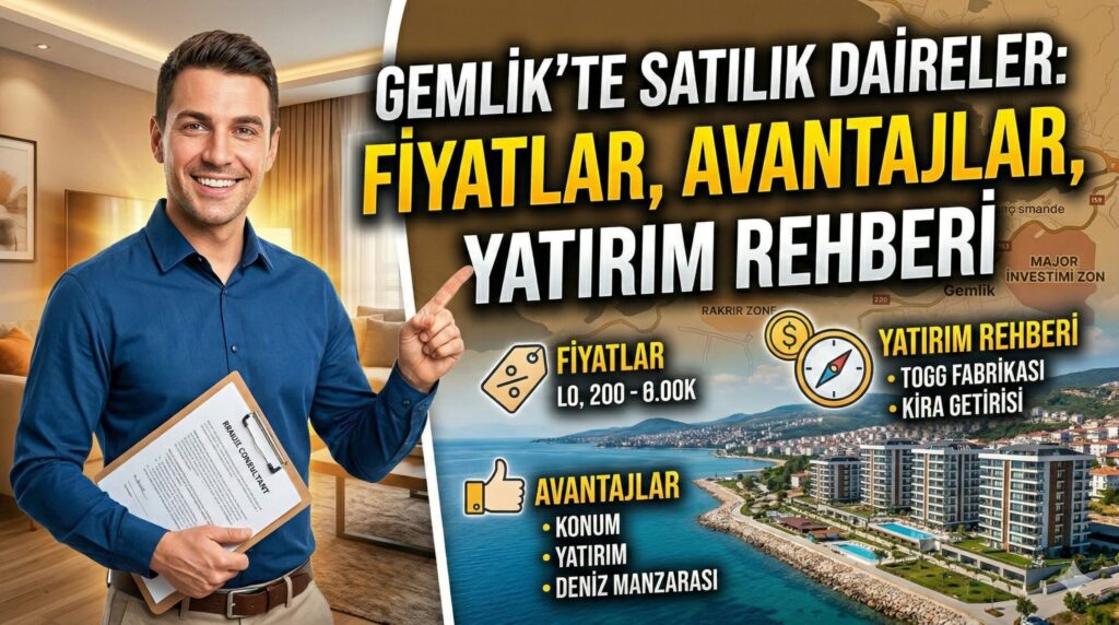 Gemlik’te Satılık Daireler: Fiyatlar, Avantajlar ve Yatırım Rehberi
