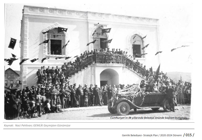 GEMLİK BELEDİYE TARİHÇESİ