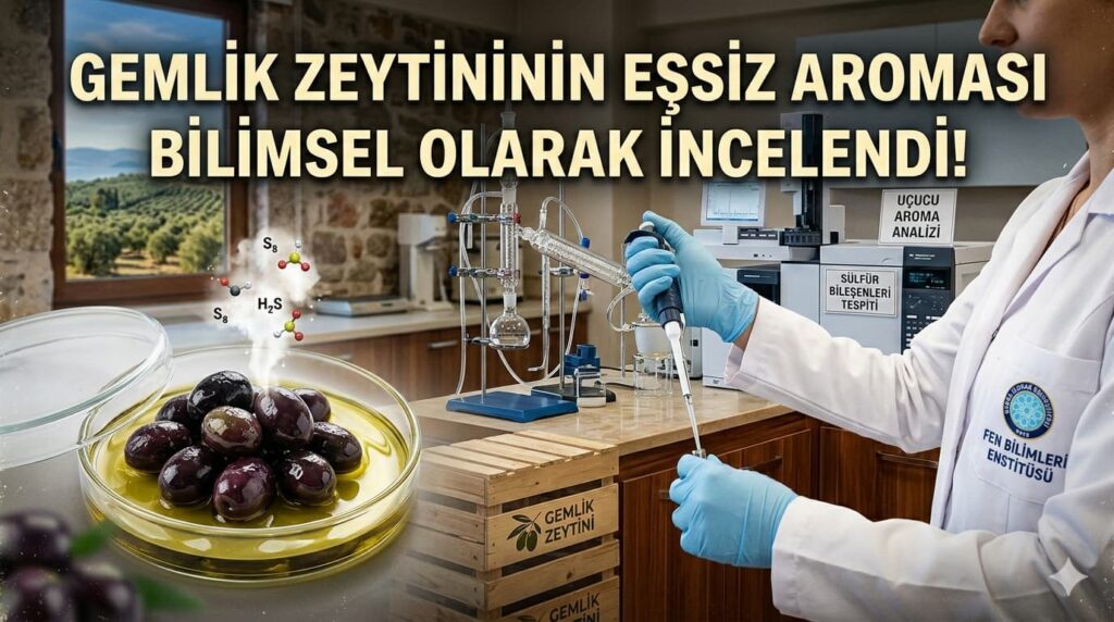 Gemlik Zeytininin Eşsiz Aroması Bilimsel Olarak İncelendi